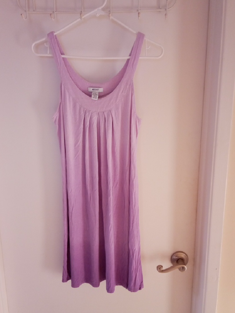 Alexis Lavender Pleated Scoop Neck Maxi Dress